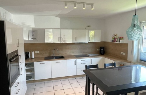 Biebernheim Apartment | 152 m² vacation apartment Quiet location on the edge of the village Overlooking the Rhine Valley Opposite the Loreley