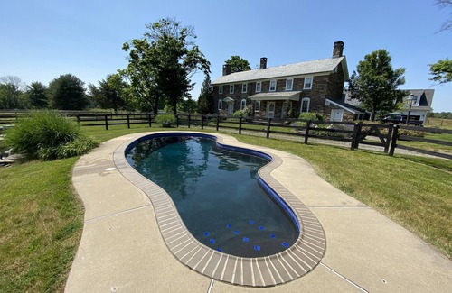 Baptistown Other | 1743 Historic Farmhouse and Horse Stables on 216 Acres near the Delaware River