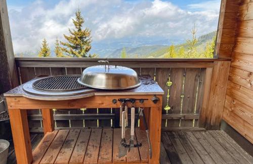 Frantschach-Sankt Gertraud Ski Chalet | 1A Chalet Koralpe Wandern, Grillen mit Sauna und Wellness