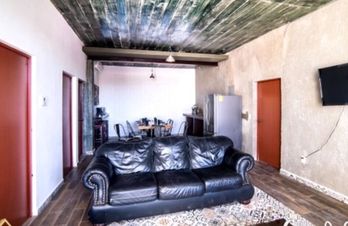 San Carlos House | 1studio/1cabin/2 bedrooms/pool/palapa/barbecue/patio-Casa Bacalar.