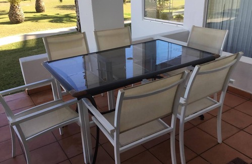 Roldan Apartment | 2 Bedroom (sleeps 4/5) ground-floor apartment backing onto grass area & pool