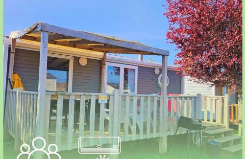 Houlgate Resort | 262- Joli Mobilhome 4 Pers 2 chambres Clim Camping 5 étoiles
