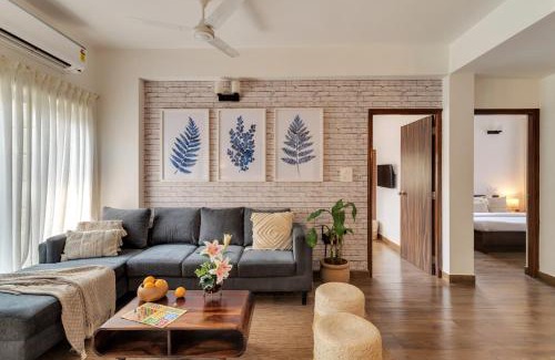 Marra Apartment | 2bhk Bruno Nera Candolim 10 mins to beach