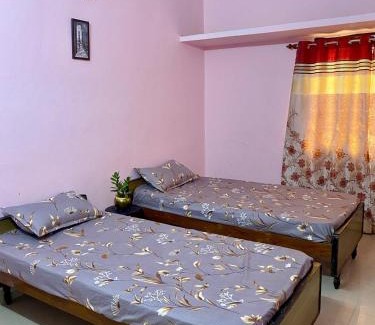 Hyderabad Apartment | 2BHK Home AC bed room First floor Meerpet