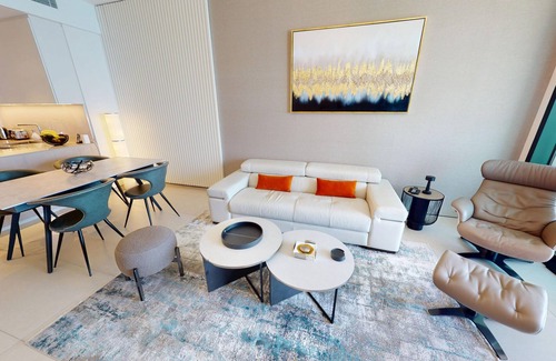 Jabal Ali 2 Apartment | 2BR Beachfront Apt w/Ain Dubai Views at JBR