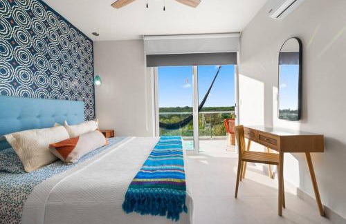 Akumal House | 3 bedroom luxury condo next to beach & pools, ac and internet