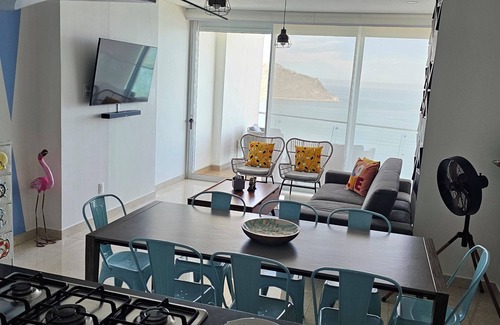 Zona Dorada Apartment | 3BR fully equipped condo OCEAN FRONT - Golden Zone