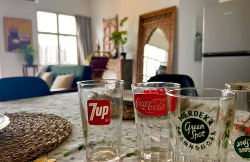 Brickfields Apartment | 3BR - KL Sentral - L26 Modern Vintage - City View