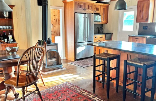 Harpersfield House | 4-bedroom Greek Revival Farm house in Stamford with 100 Acres To Roam + Sauna