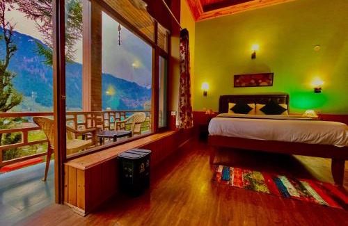 Sasaram Hotel | 4 Bedroom Luxury Bungalow In Manali With Beautiful Scenic Mountain & Orchard View - #Private Bungalow #Premium Big rooms #Parking #Guest Preferred