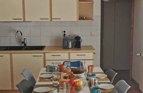 Briancon Apartment | 4* family apartment, terrace, garden and fireplace