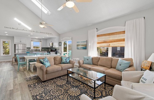 Oak Island House | 4BR/2BA Steps to Beach Ocean and Marsh Views!