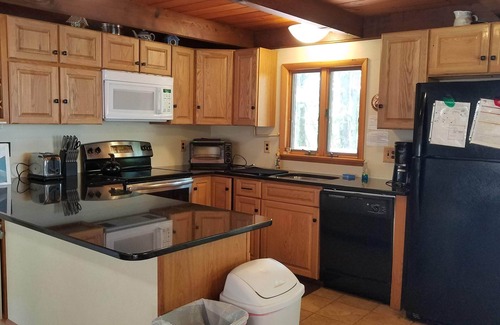 Pocono Lake House | 5 Bedrooms, 3 Decks, Private Dock, Pool Table, Foosball Family Charmer