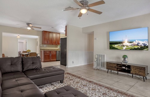 Sea Park Homes House | 5 minute walk to beach entrance, Pet friendly 3bed/2bath pool home & media room