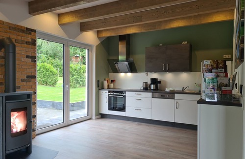 Hofgeismar House | 5* vacation home with sauna for up to 5 people directly at the Reinhardswald Nature Park