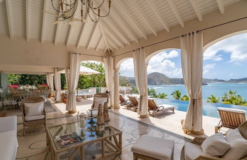 Pointe Milou Villa | 6 BDRM Mediterranean Villa w Fitness Room & Pool