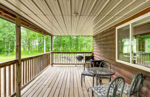 Backus House | 6 Mi to Spider Lake ATV Trails Cabin with Fire Pit