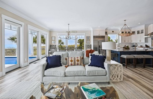 Palmetto Dunes House | 8 Terra Bella Trace, Oceanfront, Roof Top Deck, Pool, Free Golf