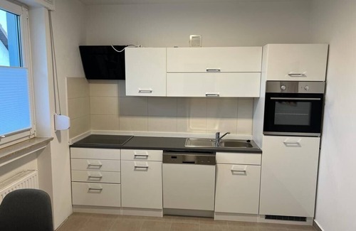 Lubbecke Apartment | A modern renovated apartment with balcony terrace.