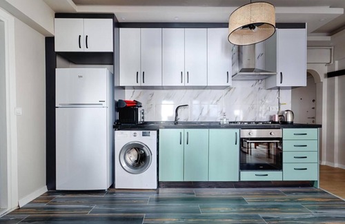 Asmali Mescit Condo | Air-conditioned, WiFi, 1 bedroom and 1 living room apartment in Galata.