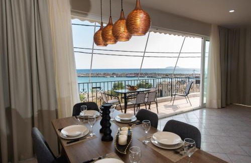 Kokinos Pirgos Apartment | Alkioni Suite with harbor view