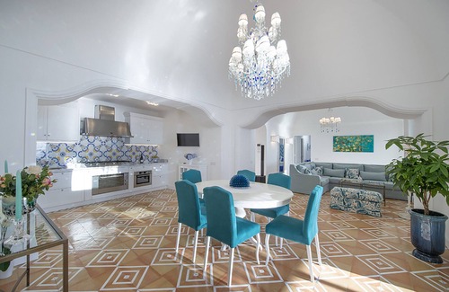 Praiano Villa | AMORE RENTALS - Villa Celeste with Heated Swimming Pool, Sea View, Butler Service