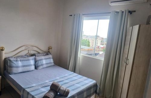 Santo Angelo Apartment | Apart próximo a Unimed, Catedral e HSA de 2 quartos com 2 Ar-cond, mini-Academia e garagem no Centro-sul