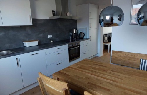 Freckenfeld Apartment | Apartement Landpartie with balcony - Ferienwohnung Landpartie