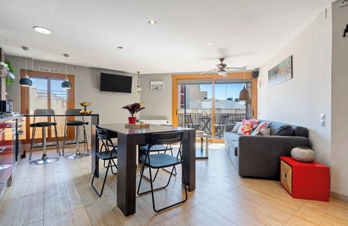 L'Ametlla de Mar Apartment | Apartment 'Alguer' with Sea Views, Wi-Fi and Air Conditioning