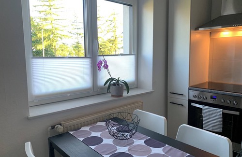 Schwerin Apartment | Apartment close to the city center & with a view of the countryside, incl. bike room