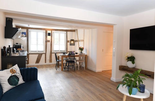 Heppenheim Apartment | Apartment 'Das Schiefe Haus Whg Nibelungen' with Private Terrace and Wi-Fi