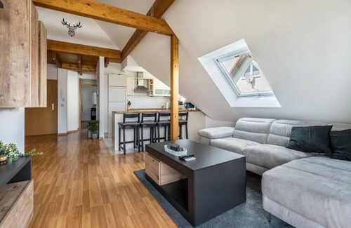 Doberschau Apartment | Apartment 'Ferienwohnung Doberschau' with Mountain View, Private Terrace and Wi-Fi