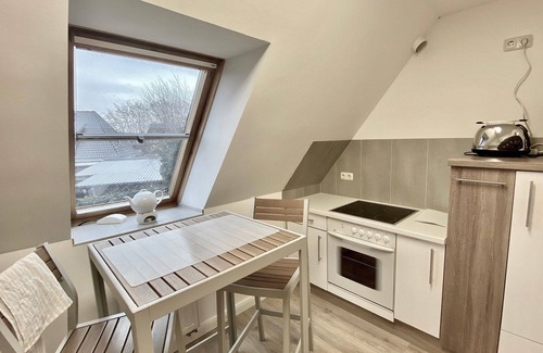 Enge-Sande Apartment | Apartment 'Ferienwohnung Diddi' with Balcony and Wi-Fi