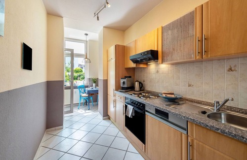 Stadtmitte Apartment | Apartment 'Ferienwohnung 'Rostocker 7' with Balcony and Wi-Fi