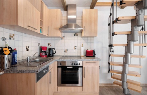 Otterndorf House | Apartment 'Haus Schöneck' with Private Terrace, Private Garden and Wi-Fi