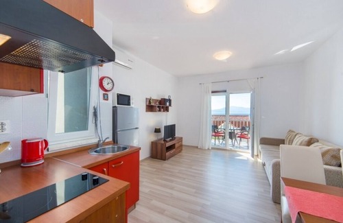 Brist Apartment | Apartment in Brist with Balcony, Air condition, WIFI (610-5)