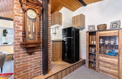 Lehe Apartment | Apartment 'Küstenliebe' with Shared Terrace, Shared Garden and Wi-Fi