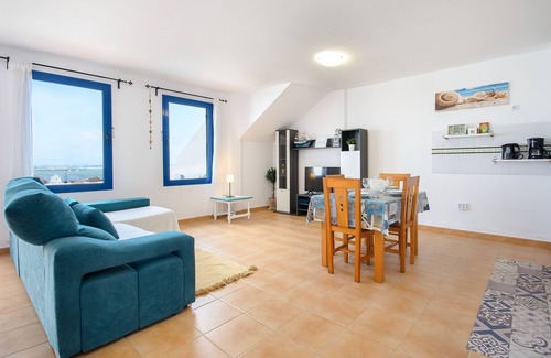 Orzola Apartment | Apartment “Mirador del Roque 2” On the Seaside with Patio, Ocean View & Wi-Fi