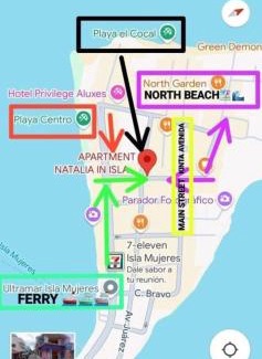 Centro - Supmza 001 Apartment | apartment Natalia in isla mujeres Main street