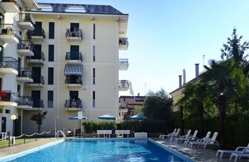 Jesolo Apartment | Apartment 'Residence Rubino Benelux 01' with Shared Pool, Private Terrace and Air Conditioning