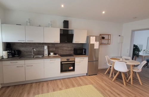 Oesterdeichstrich Apartment | Apartment 'Rike' with Shared Terrace, Shared Garden and Wi-Fi