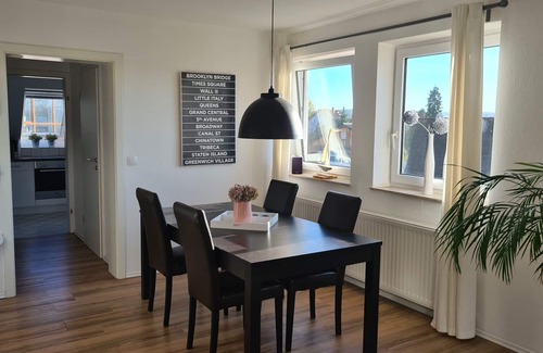 Moehnesee Apartment | Apartment Seeloft with balcony and direct lake view on the Möhnesee