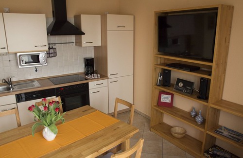 Ueckeritz Condo | Apartment "Sonne" with Achterwasser view for 4 persons, 1 extra bed possible.