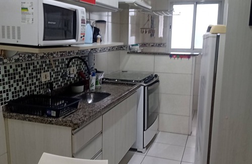 Aviacao Apartment | Apartment with Pool and Barbecue Praia Grande Aviação