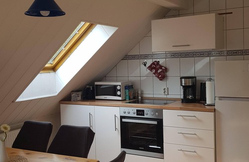 Neuruppin Apartment | Apartment 'Wolf' with Private Terrace, Shared Garden and Wi-Fi