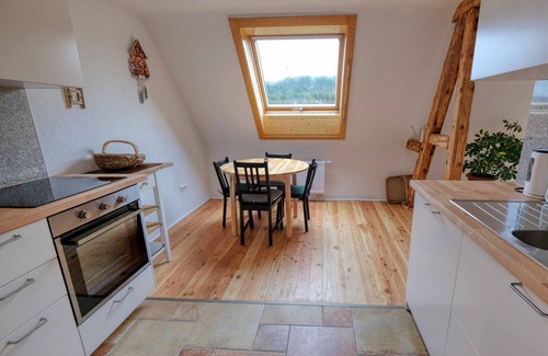 Forbach Apartment | Apartment 'Zum Alten Wärterhaus Obergeschoss' with Lake View, Shared Terrace and Wi-Fi