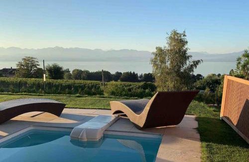 Perroy Apartment | Appart avec piscine chauffée et plage 5 min