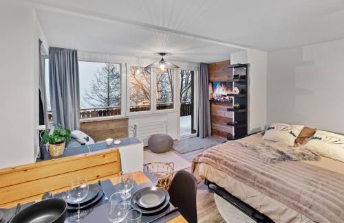 Saas-Fee Apartment | Appartement rénové avec sauna privé