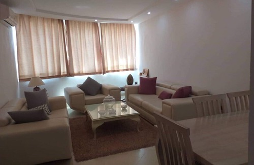 El Aouina Apartment | Appartementement s + 3 richly furnished in very beautiful secure residence.