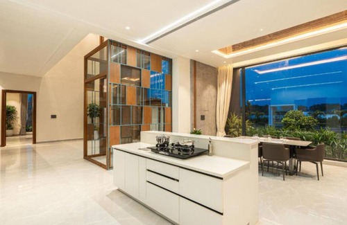 Hyderabad Villa | ASHVA RETREAT – Luxury Pool Villa with Lawn Near RGIA Airport, Hyderabad